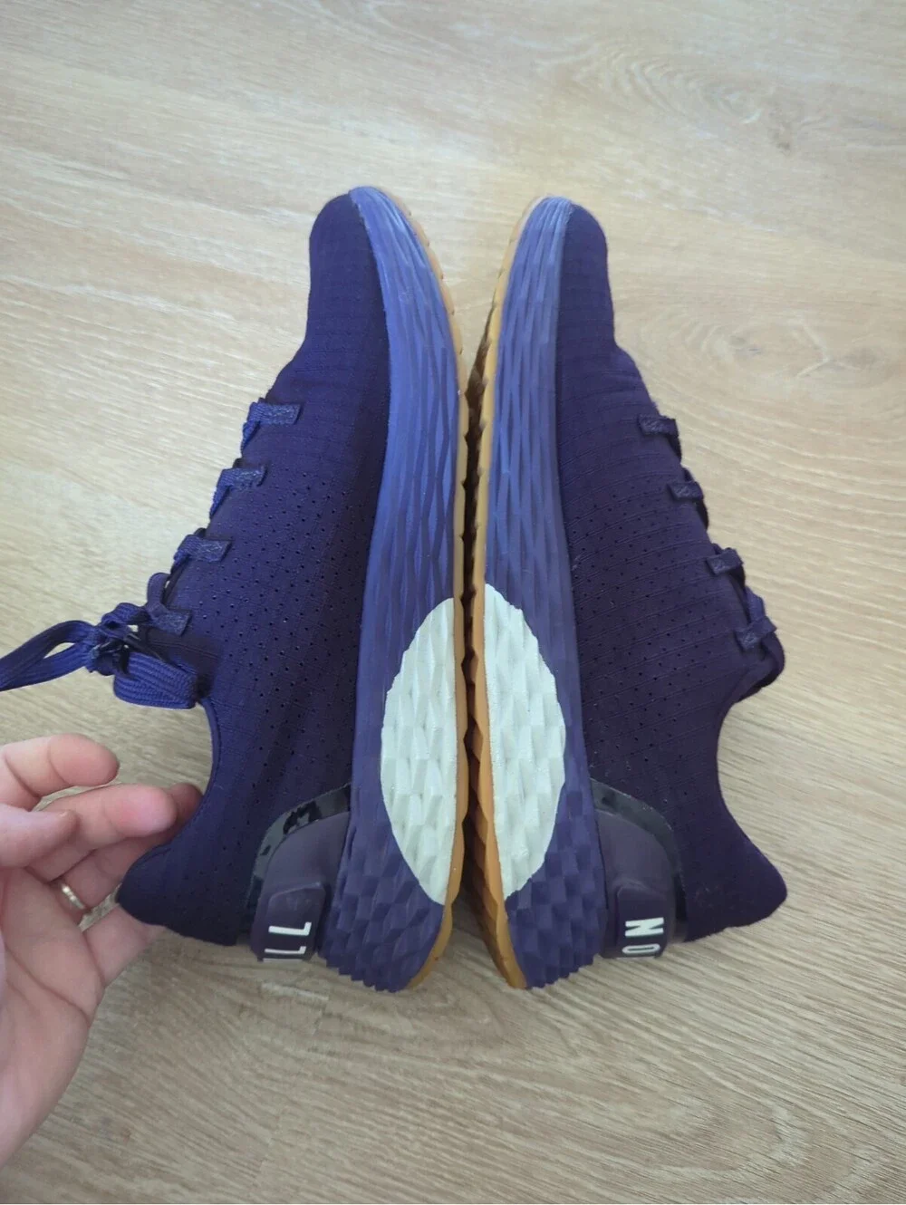 Nobull Allday Ripstop Runner Womens Size 9 Purple Gum Training Shoes Sneakers